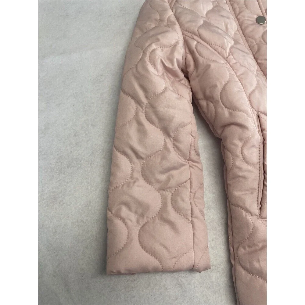 Nw SO Brand Barn Jacket/Coat Size Girls 4/5 Color Lt Pink Quilted lightweight
